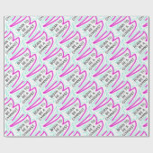 Geboren, Gymnast zu sein Geschenkpapier (Flach)