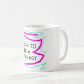 Geboren, Gymnast zu sein Kaffeetasse (VorderseiteRechts)