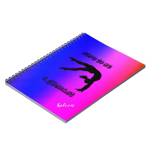 Geboren, Gymnast zu sein Notizblock (Linke Seite)