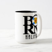 GEBOREN Halifax Nova Scotia 15oz Zweifarbige Tasse (VorderseiteRechts)