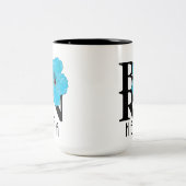 GEBOREN Heeia Blue Hibiskus 15oz Zweifarbige Tasse (Mittel)
