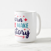 Geboren, History Coffee Tasse zu machen (VorderseiteRechts)