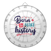 Geboren, History Motivierend Dart Board zu erstell Dartscheibe (vorne)