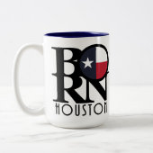 GEBOREN Houston 15oz Zweifarbige Tasse (Links)