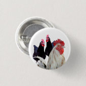 Geboren, Hühner zu sein, Abzeichen Button (Vorne & Hinten)