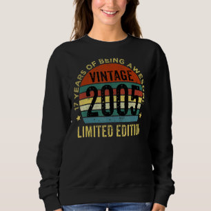 Geboren im 17-jährigen Vintag 2005 17. Geburtstag Sweatshirt