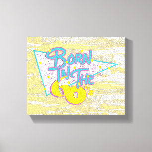 Geboren im 60er, Spaß Cooler alter Kunst Leinwanddruck