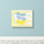 Geboren im 60er, Spaß Cooler alter Kunst Leinwanddruck (Insitu (Holzboden))