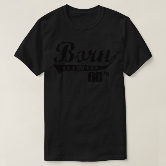 Geboren im 60er T-Shirt (Design vorne)