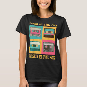 Geboren im 70er - Aufstand im 80er Funny Geburtsta T-Shirt