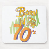 Geboren im 70er Cooles Old AgeFun Mousepad (Vorne)