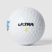 Geboren im 80er Cooles Zeitalter Golfball (Logo)
