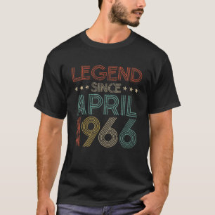 Geboren im April 1966 Legend seit 56 Jahren 56 Jah T-Shirt