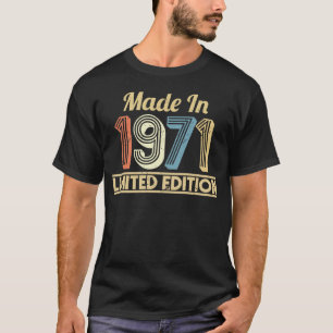 Geboren im April 1971 Vintag 50. Geburtstag T-Shirt