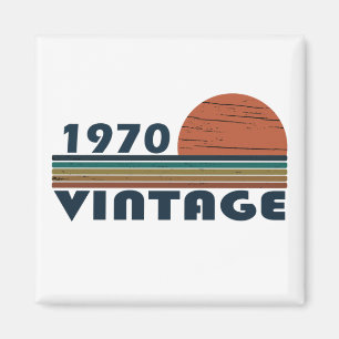 Geboren im Jahr 1970 Vintage-Geburtstag Magnet