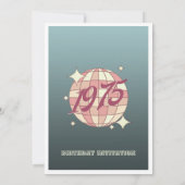 Geboren im Jahr 1975 50. Einladung (Rückseite)