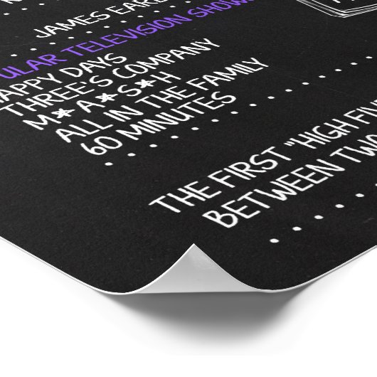 Geboren im Jahr 1977 Männerunterschreiben für eine Poster (Ecke)