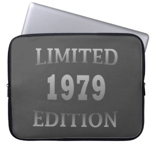 geboren im Jahr 1979 Geburtstagslizenz Laptopschutzhülle