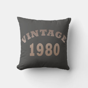 Geboren im Jahr 1980 Geburtstagsgeschenk Kissen