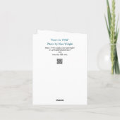 Geboren im Jahr 1980 Geburtstagsspass Karte (Rückseite)