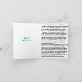 Geboren im Jahr 1980 Geburtstagsspass Karte (Innenseite)