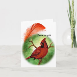 Geboren im Jahr 1987 Geburtstagsspass Karte
