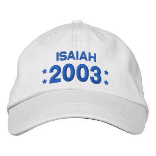Geboren im Jahr 2003 oder jedes Jahr Geburtstag W0 Bestickte Kappe