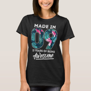 Geboren im Jahr 2009 13-jährige Mädchen Teenager-J T-Shirt