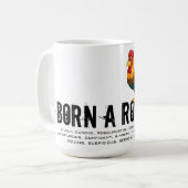 Geboren im Jahr der Aufzählung Kaffeetasse (Vorderseite Links)