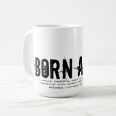 Geboren im Jahr der Ratte Kaffeetasse (Vorderseite Links)