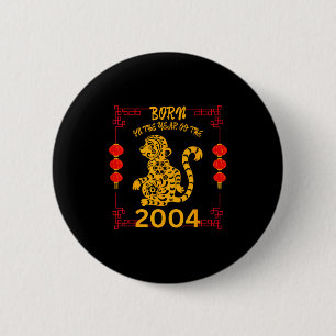 Geboren im Jahr des Affen 2004 Chinesisches Neujah Button