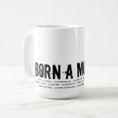 Geboren im Jahr des Affen Kaffeetasse (Vorderseite Links)