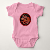 Geboren im Jahr des Drachen Baby Strampler (Vorderseite)