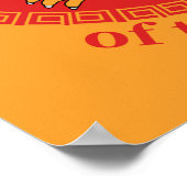 Geboren im Jahr des Drachen - Chinesischer Zodiak Poster (Ecke)