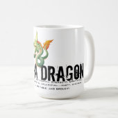Geboren im Jahr des Drachen Kaffeetasse (VorderseiteRechts)