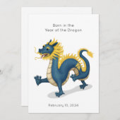 "Geboren im Jahr des Drachen" Personalisiert 2024 (Vorne/Hinten)