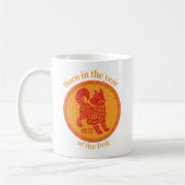 Geboren im Jahr des Hundes - Chinesisches Zodiac Kaffeetasse (Links)