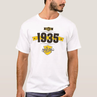 geboren im Jahre 1935 (choco&yellow) T-Shirt
