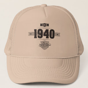 Geboren im Jahre 1940 (Dark&Lightgrey) Truckerkappe
