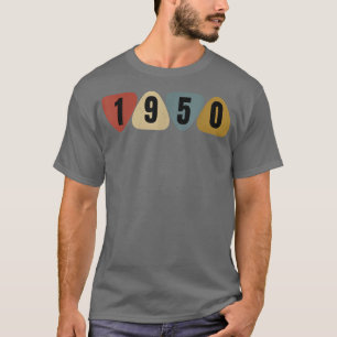 Geboren im Jahre 1950 Gitarrist Plektrum Music Geb T-Shirt