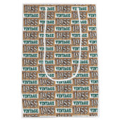 Geboren im Jahre 1955 Mittlere Geschenktüte (Rückseite)