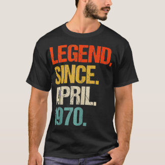 Geboren im Jahre 1970 54 Jahre alt Made in 1970 54 T-Shirt
