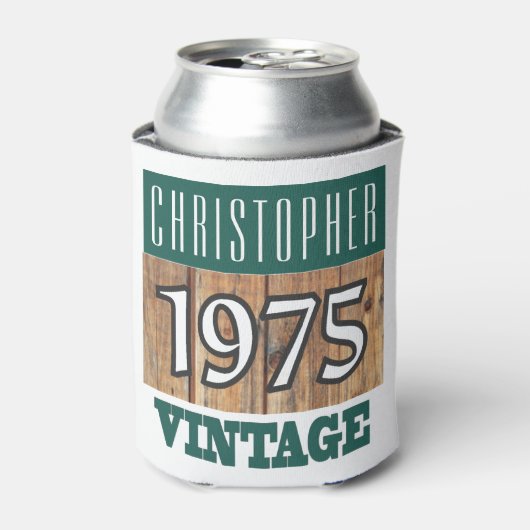 Geboren im Jahre 1975. 1975 Geburtsjahr Can Cooler Dosenkühler (Kanne Vorderseite)