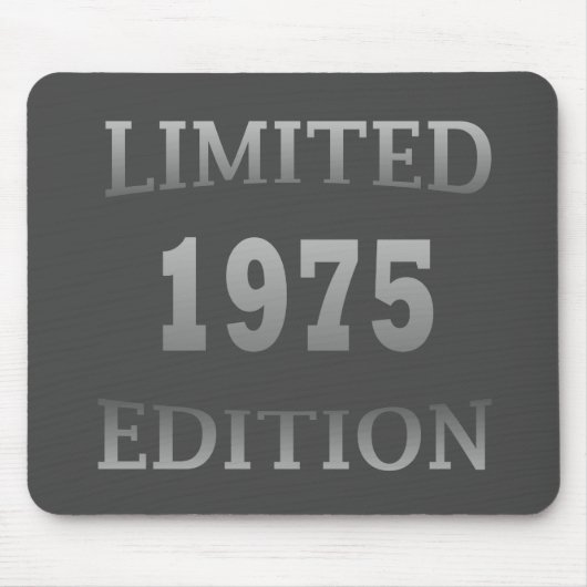 Geboren im Jahre 1975, limitierte Auflage 50. Gebu Mousepad (Vorne)