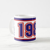 Geboren im Jahre 1983 Kaffeetasse (Vorderseite Links)