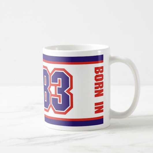 Geboren im Jahre 1983 Kaffeetasse (Rechts)