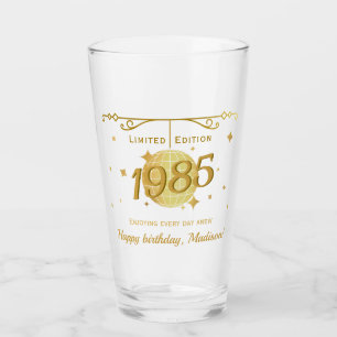 Geboren im Jahre 1985 40. Geburtstag Party trinkt Glas