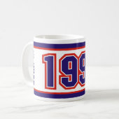 Geboren im Jahre 1992 Kaffeetasse (Vorderseite Links)