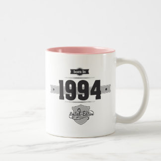 Geboren im Jahre 1994 (Dark&Lightgrey) Zweifarbige Tasse