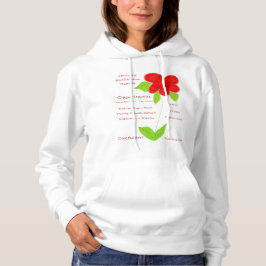 Geboren im Januar Birthstone Garnet Hoodie